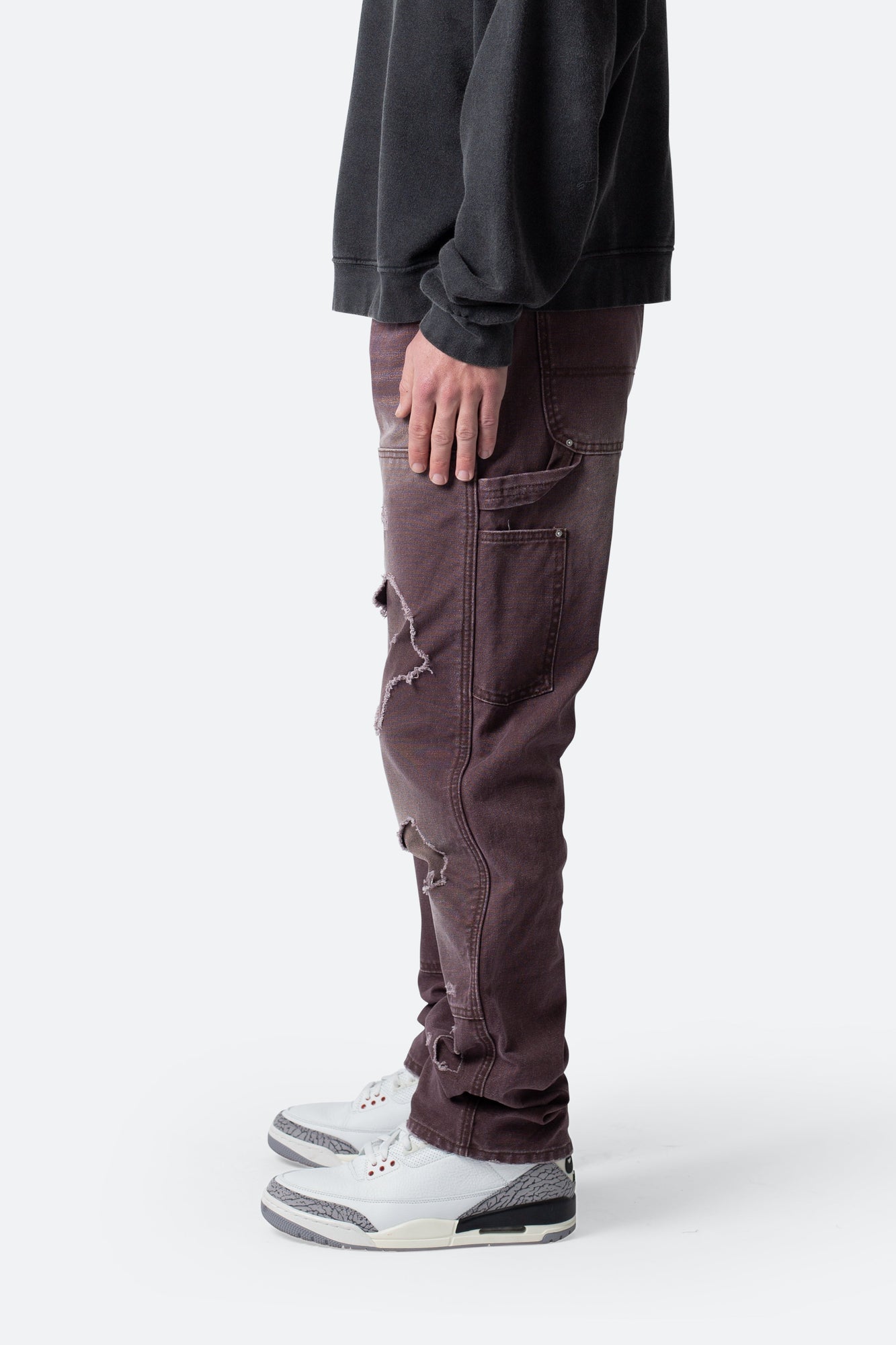 V602 Thrashed Carpenter Pants | Brown