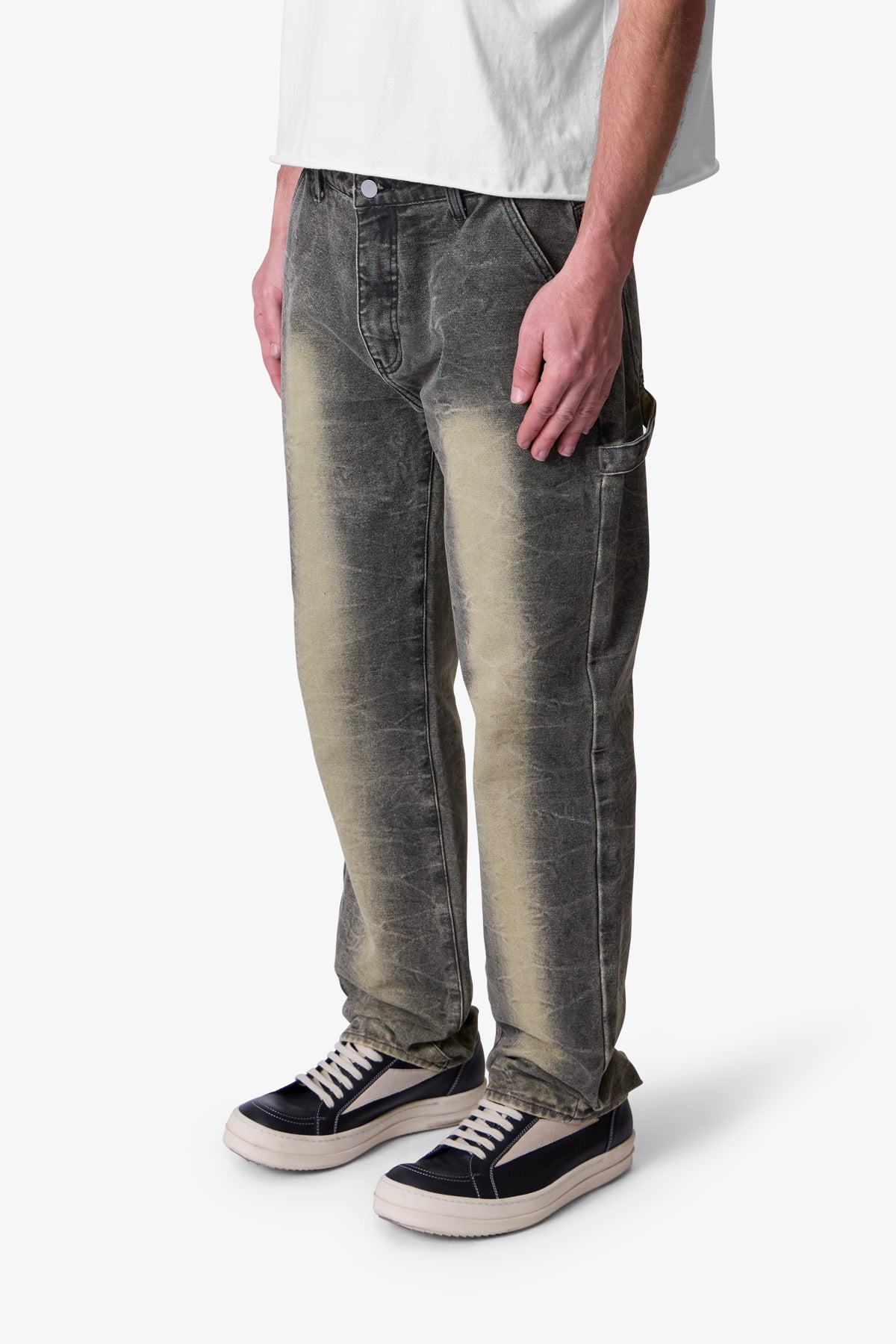 V730 Goblin Split Denim | Washed Black