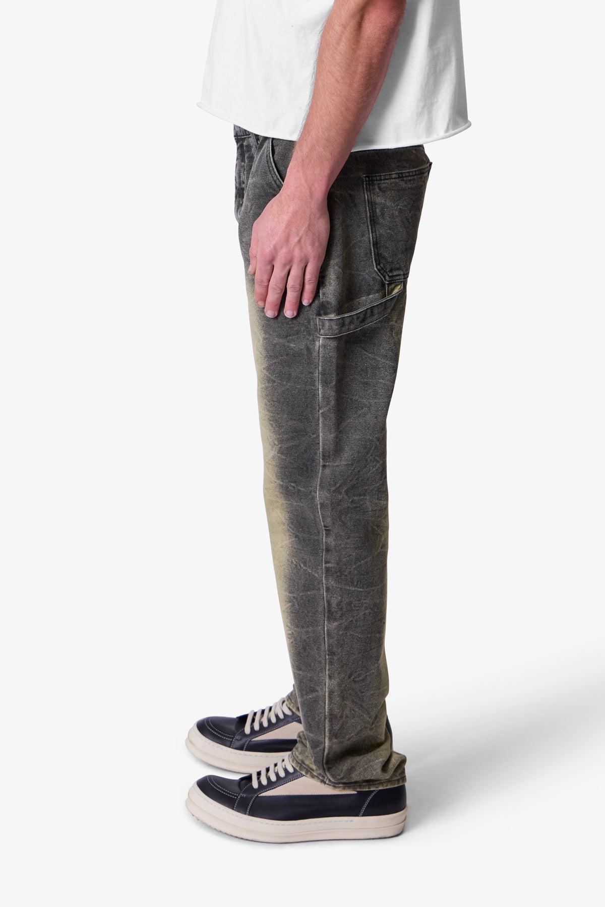 V730 Goblin Split Denim | Washed Black