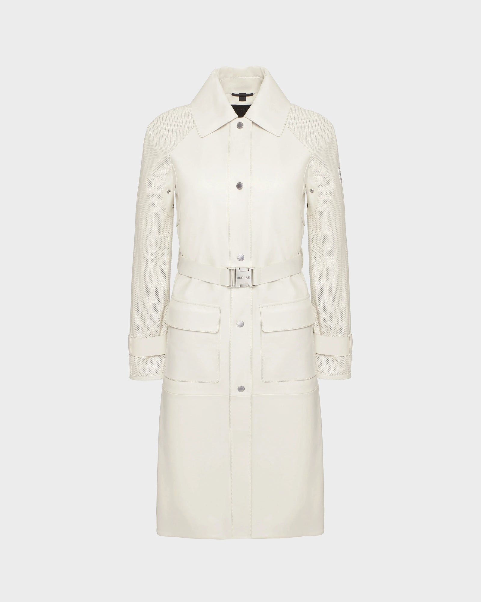 Women | Leather Trench VALENTINA 8124021 | Eggshell White