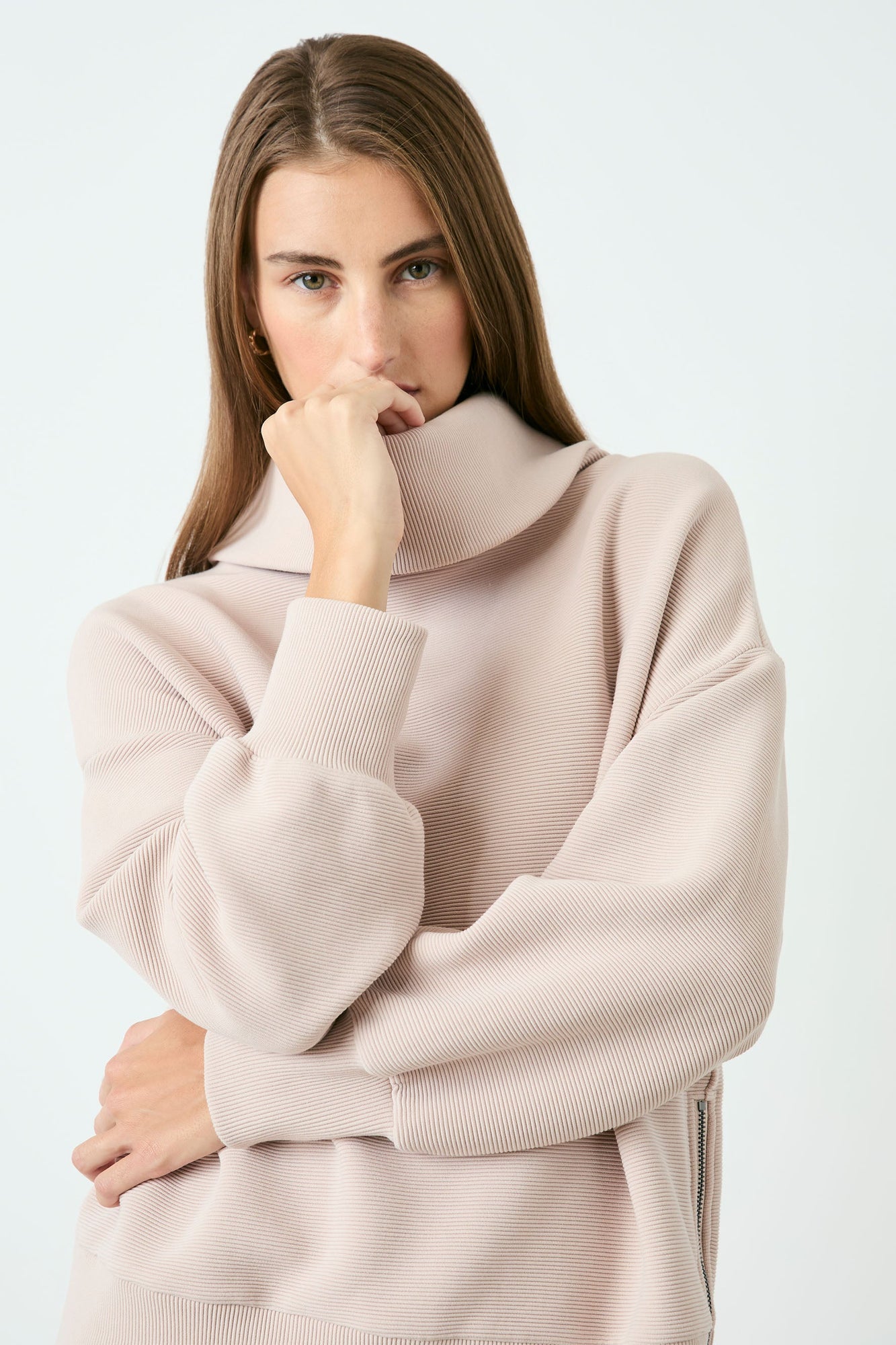 Varley | Milton Sweatshirt | Mushroom
