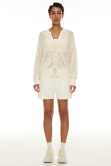 Varley | Ward Knit Jacket | Egret