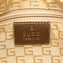 Gucci | Pre-Owned Web Canvas Shoulder Bag | Brown