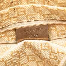 Gucci | Pre-Owned Web Canvas Shoulder Bag | Brown