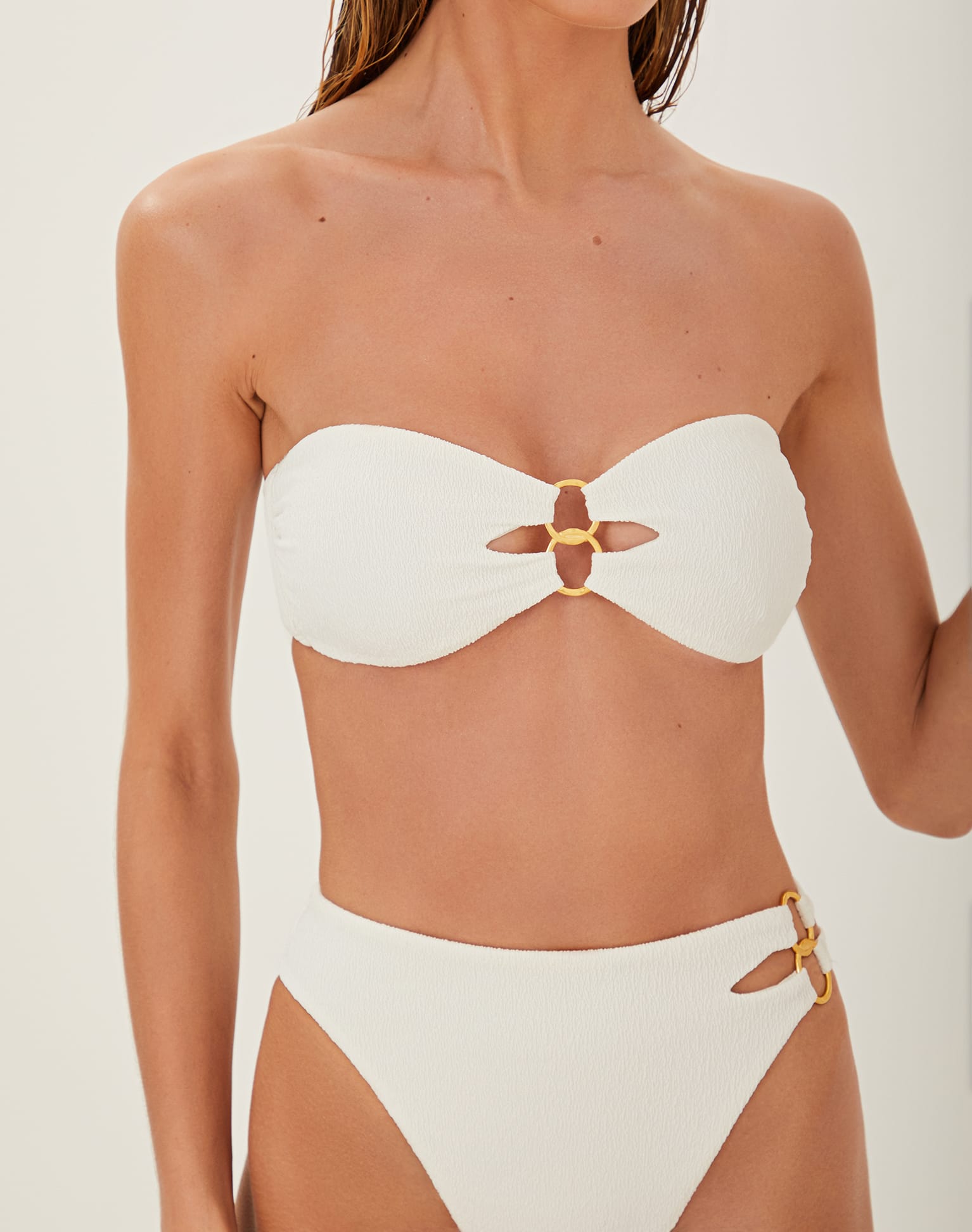 Firenze Jolie Hot Pant Bottom, Brazilian Cut | White