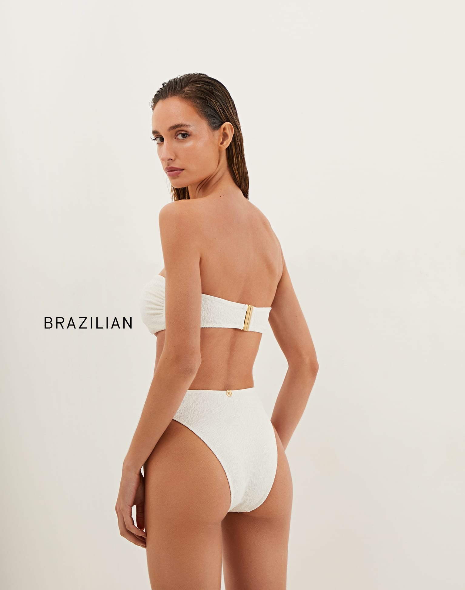 Firenze Jolie Hot Pant Bottom, Brazilian Cut | White