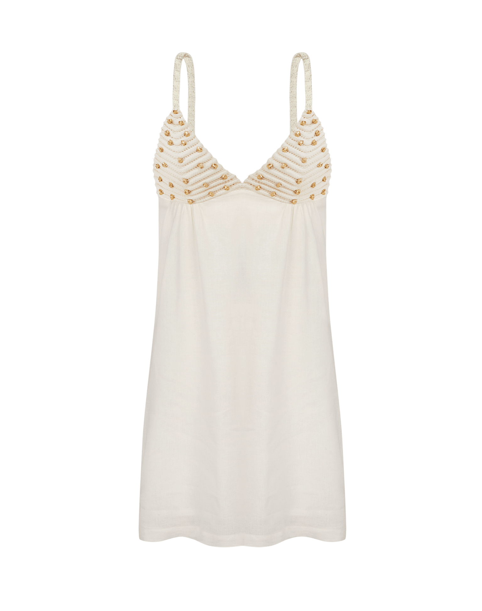 Ivy Short Dress | Off White