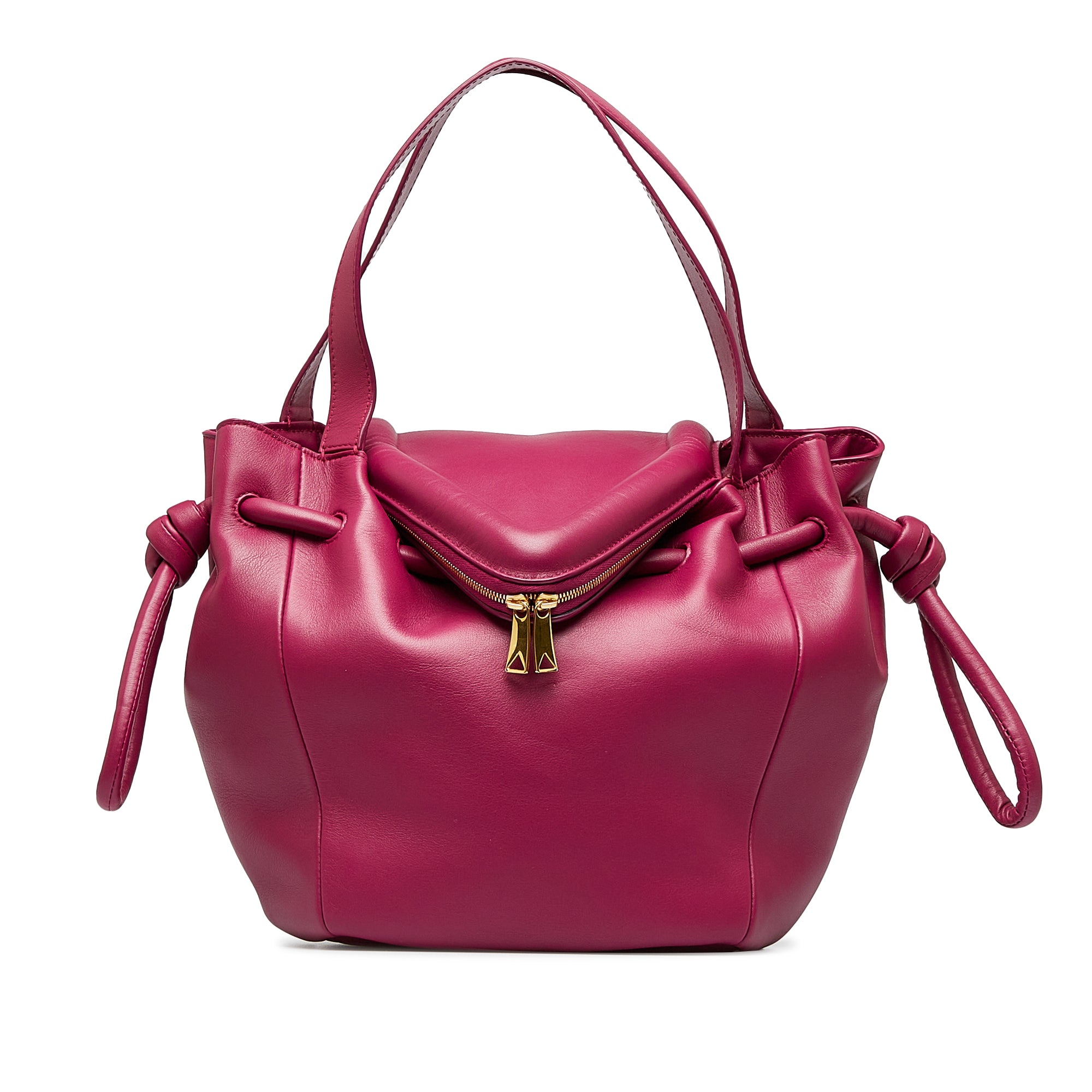 Bottega Veneta | Pre-Owned Beak Handbag | Pink