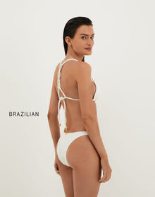 Savyon Leanne T Back Tri Top - Off White S