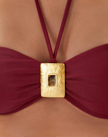 Matte Liza Bandeau Top - Ponche S