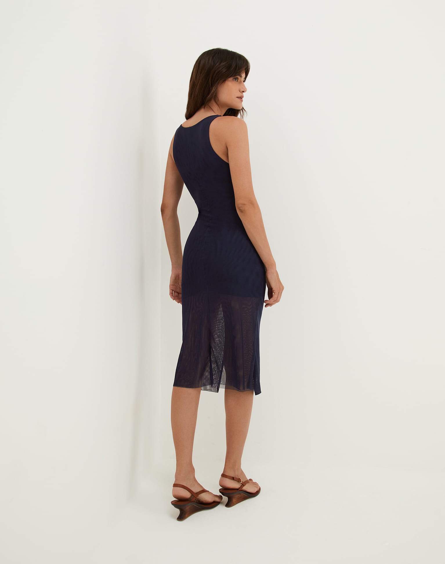 Amanda Midi Dress - Sailboat XS