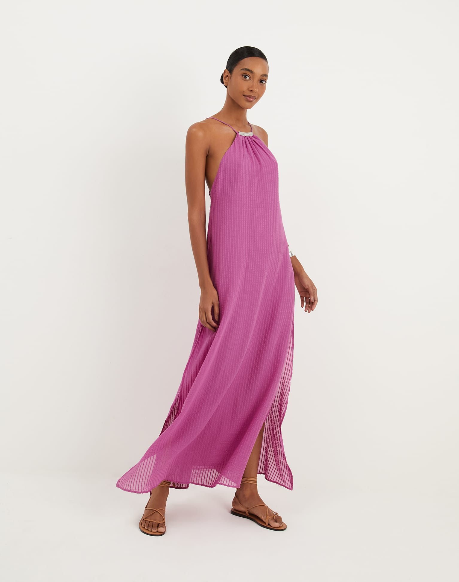 Lily Long Dress - French Rose XS