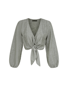 Josephine Long Sleeve Blouse - Harbor XS
