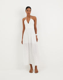 Marina Long Dress - Off White XS
