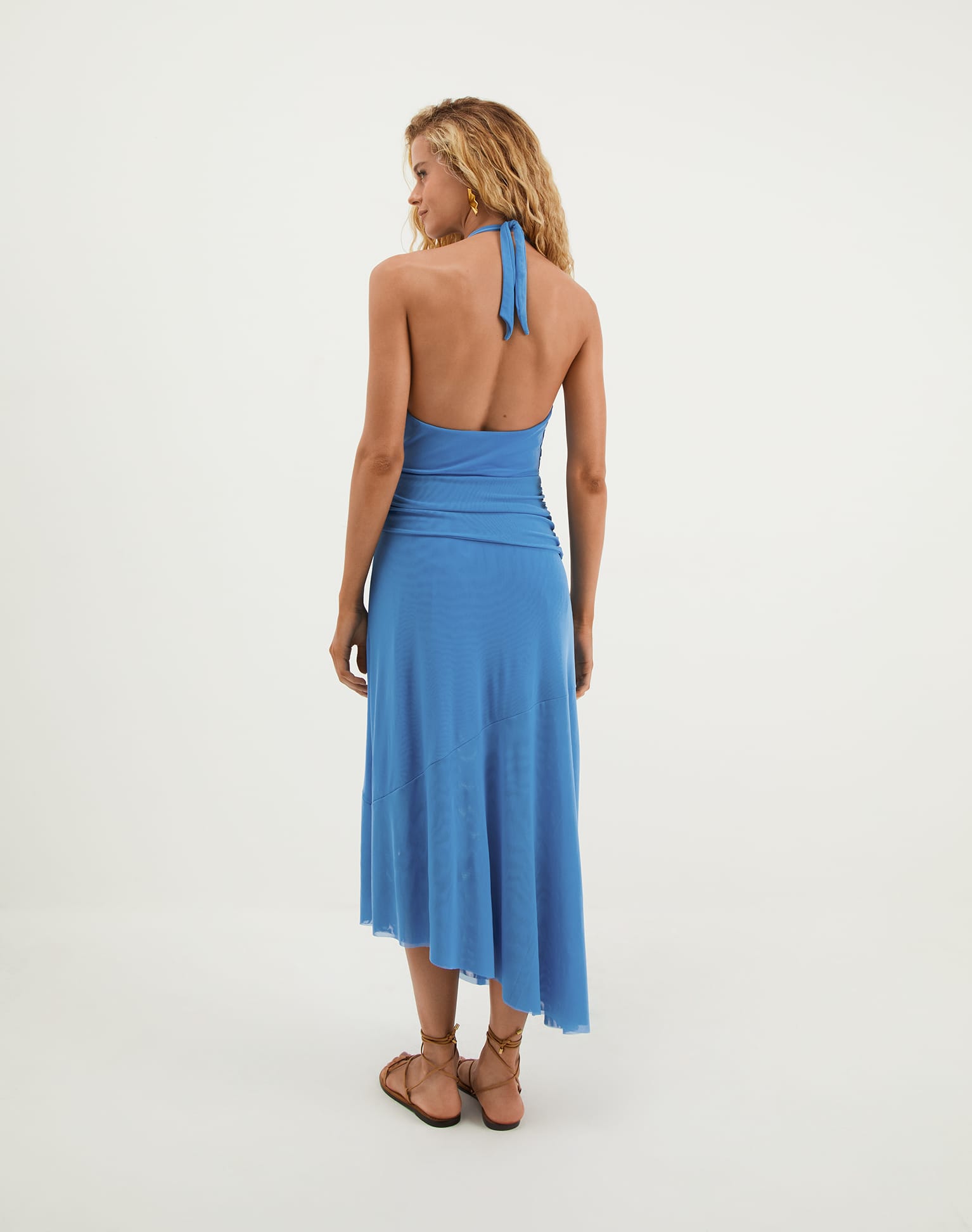 Zita Midi Dress - Beach Front XS
