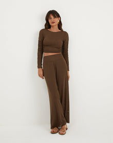 Mira Long Sleeve Top - Eclair XS