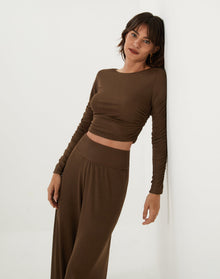 Mira Long Sleeve Top - Eclair XS