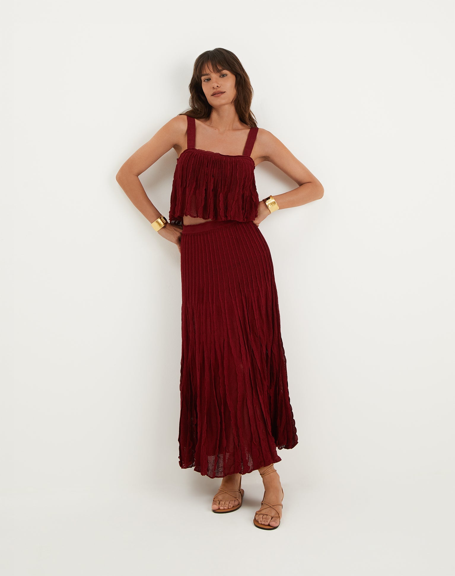 Knit Celina Long Skirt - Ponche XS