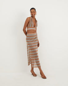 Knit Luna Long Skirt - Eclair XS
