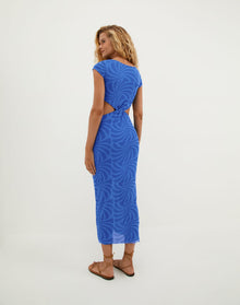 Lita Midi Dress - Neptune XS