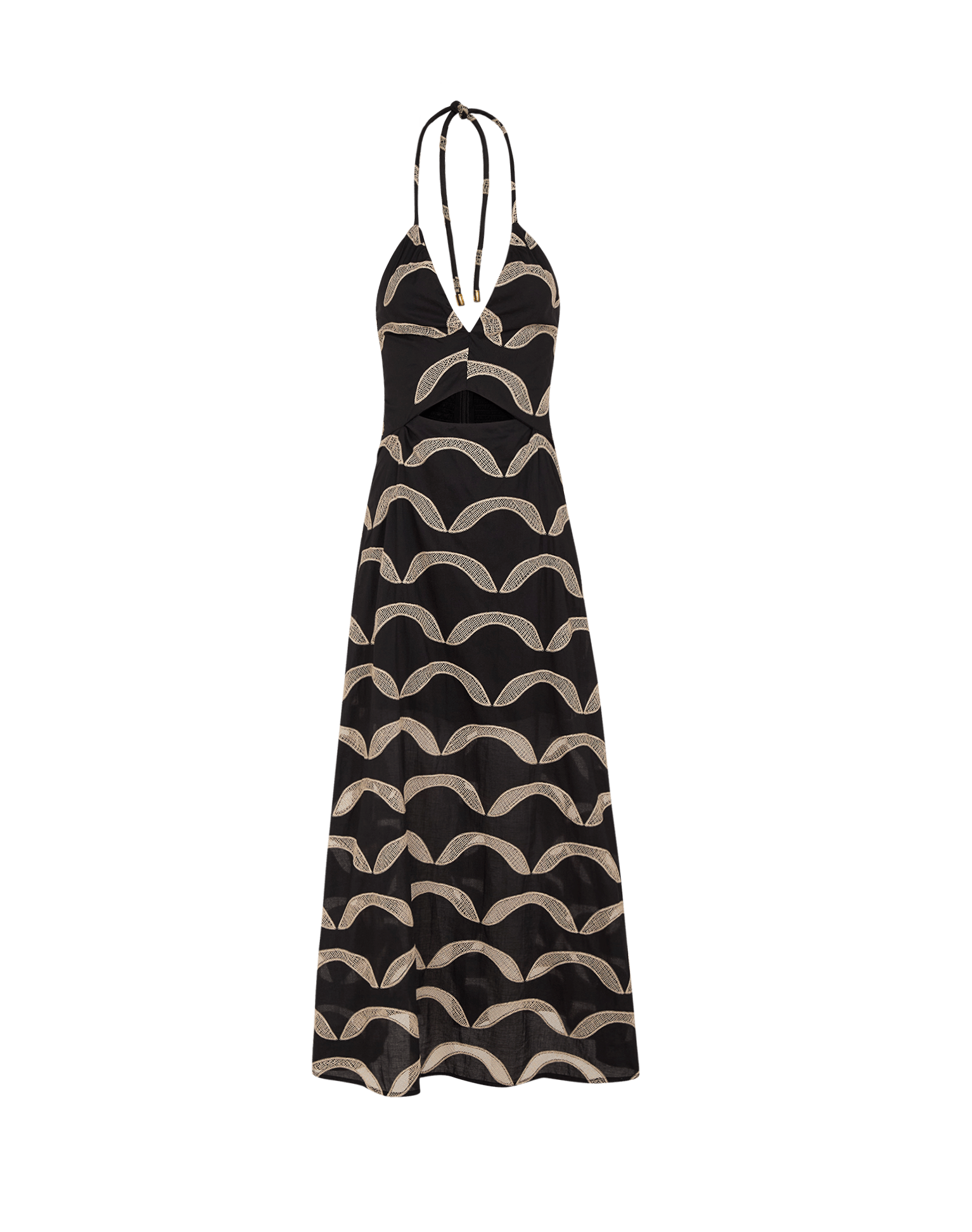Aila Long Dress - Black XS