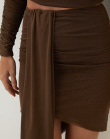 Malu Midi Skirt - Eclair XS