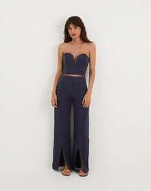 Louise Cropped Top - Sailboat XS