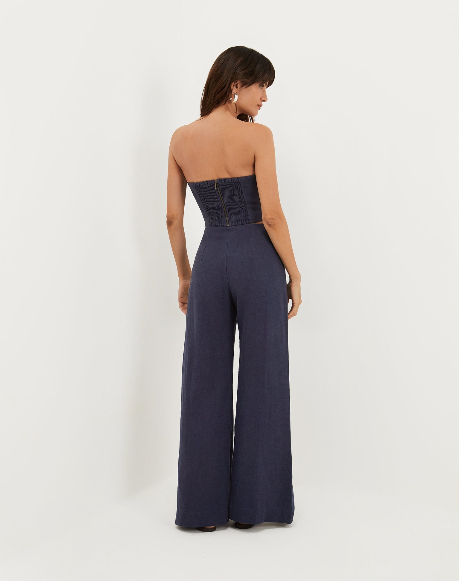 Alain Split Front Pants - Sailboat XS