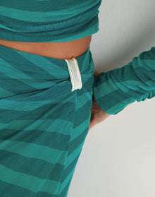 Mira Long Sleeve Blouse - Harmonie Yacht XS