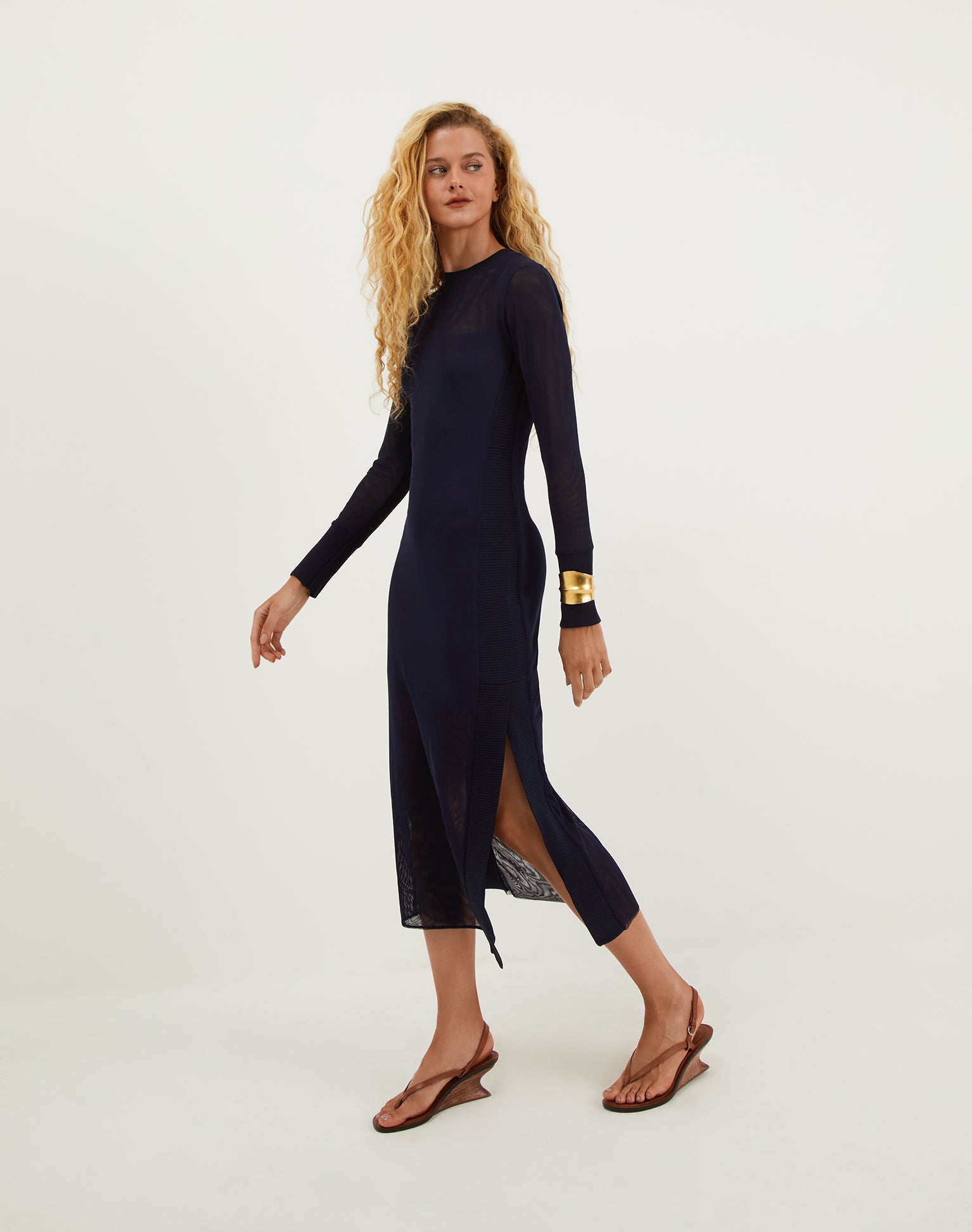 Sia Long Sleeve Dress | Sailboat