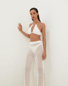 Knit Valerie Pants - Off White XS