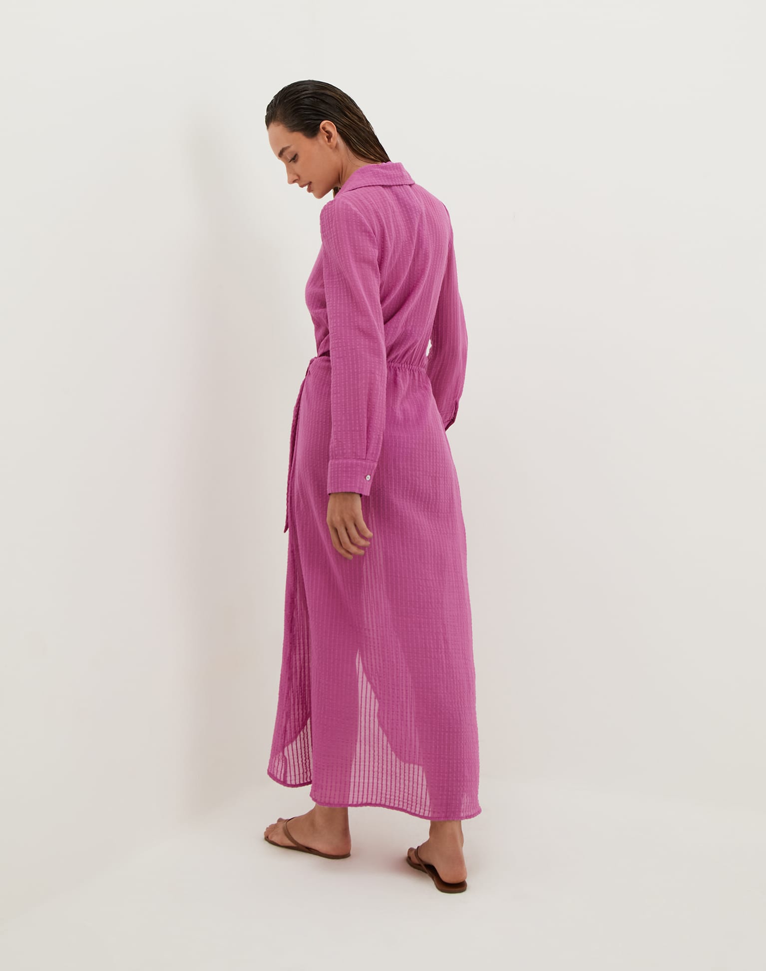 Mirian Long Cover Up - French Rose XS