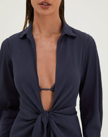 Juliete Short Cover Up - Sailboat XS