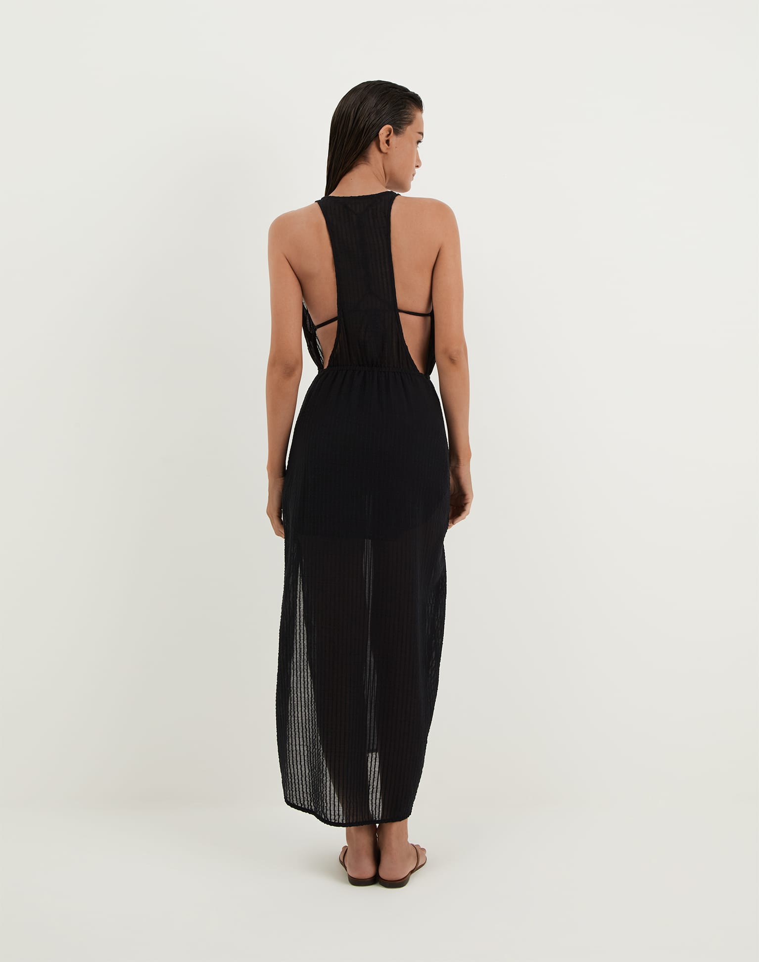 Ida Long Cover Up - Black XS