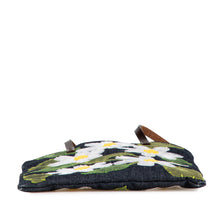 Fendi | Pre-Owned Denim Floral Applique Tote | Blue/Navy