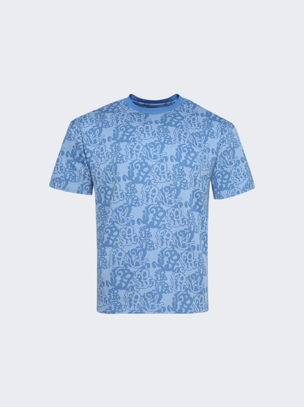 Men | Casella Meyer | Allover Monogram Tee | Blue