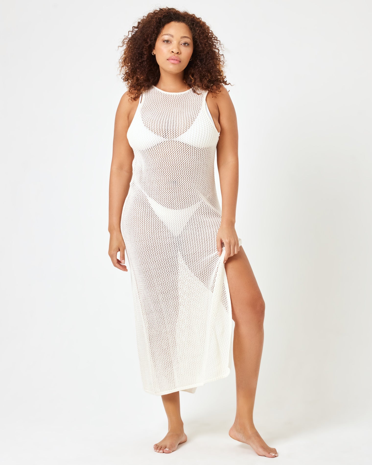 Cream | Model: Amber (size: XL) | Hover