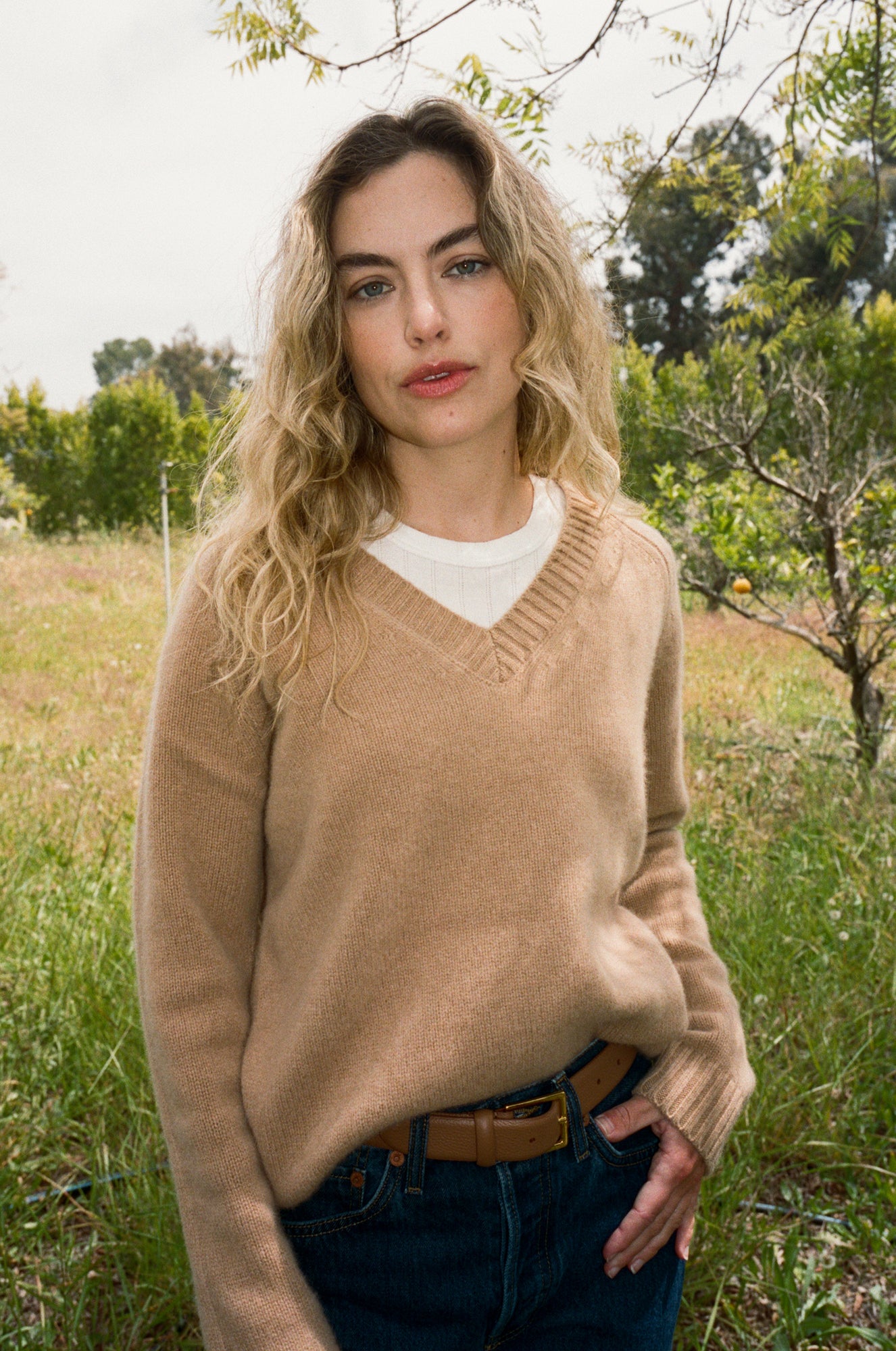 Amalia Cashmere Sweater | Desert