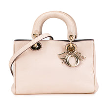 Dior | Pre-Owned Mini Leather Diorissimo Satchel | Pink/Light Pink
