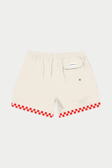 Victory Lap Palm Swim Short | Red