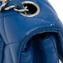 Chanel | Pre-Owned Mini Rectangular Classic Lambskin Single Flap | Blue