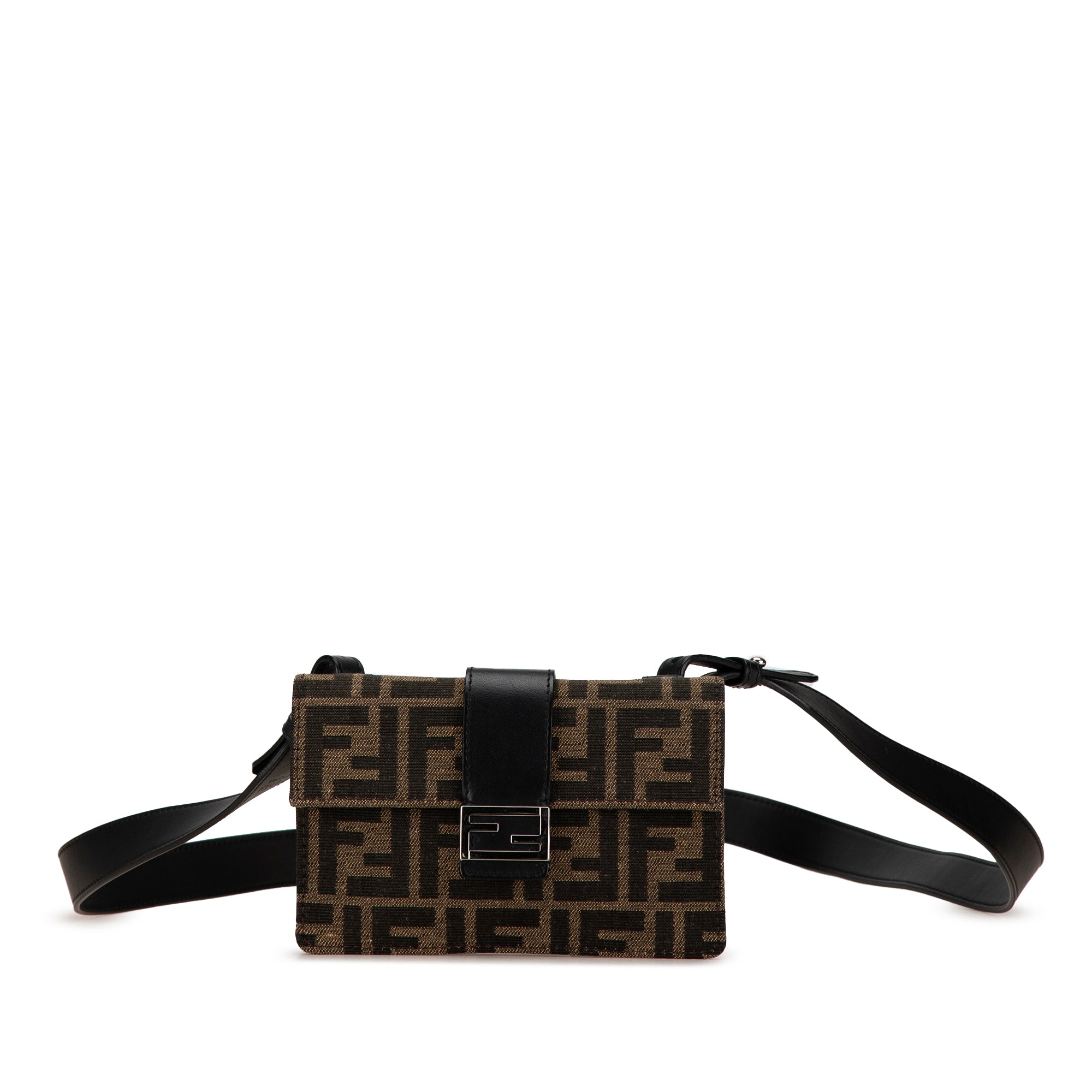 Fendi | Pre-Owned Zucca Canvas Convertible Belt Bag | Brown