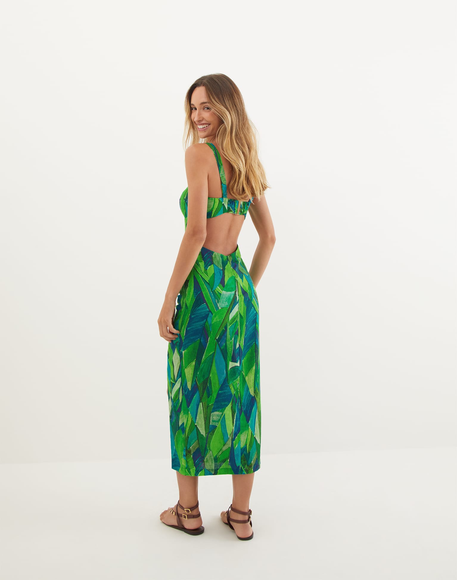 Mira Midi Dress | Tropics