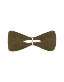Firenze Solaro Bandeau Top - Evergreen XS