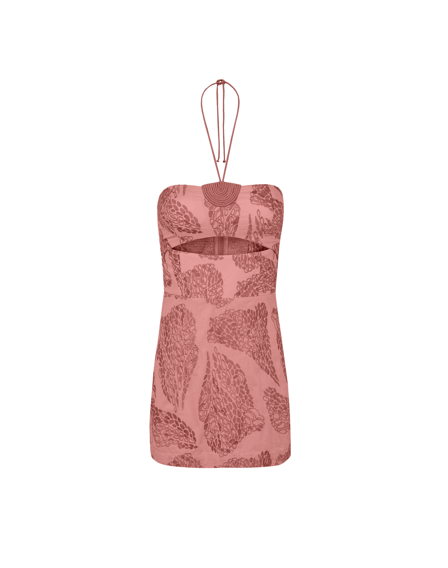 Yara Short Dress - Embroidered Sweet Heart XS