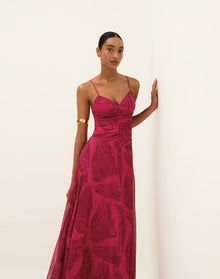 Eira Midi Dress - Roseate XS