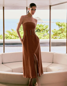 Greta Midi Dress - Devotion XS