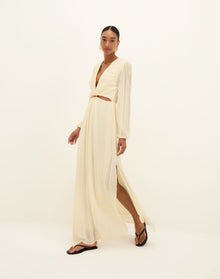 Lola Long Dress - Glitz Stripe XS