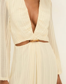 Lola Long Dress - Glitz Stripe XS