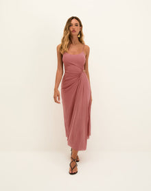 Dana Midi Dress - Sweet Heart XS